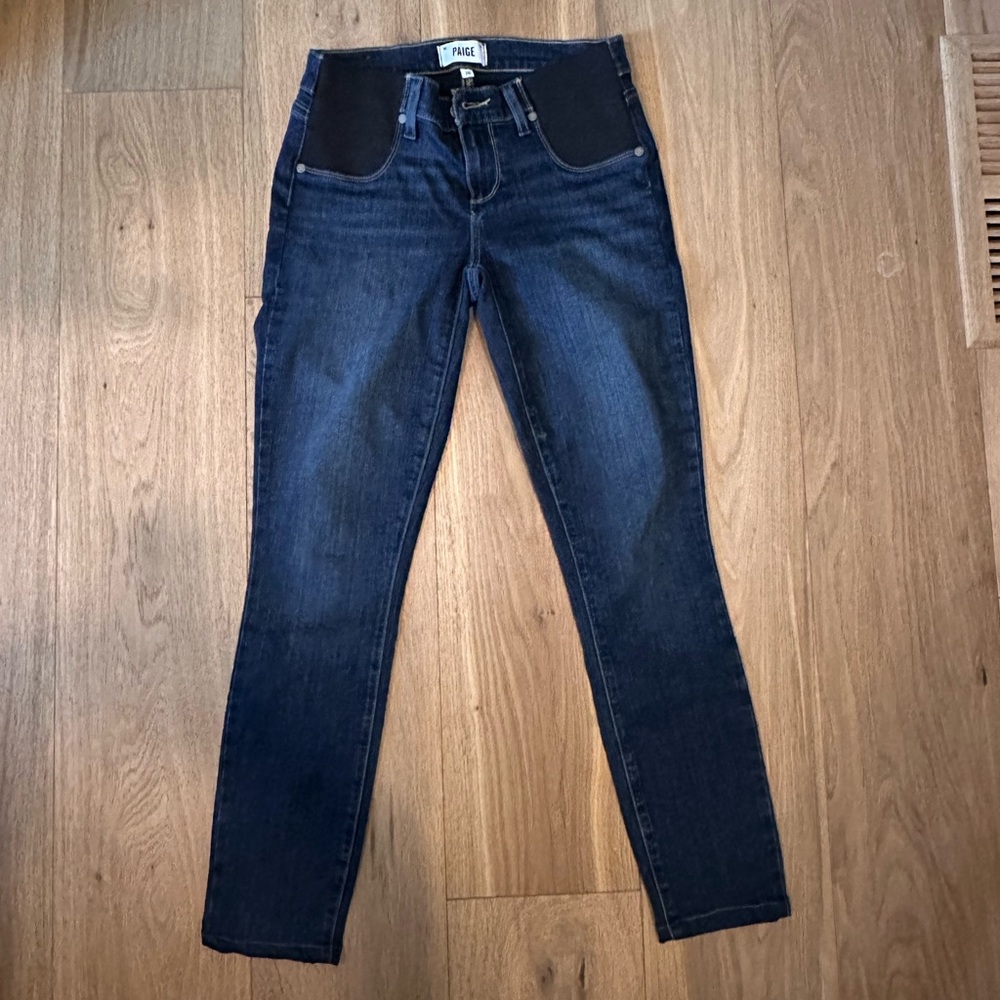 PAIGE Dark Blue Skinny Jeans
